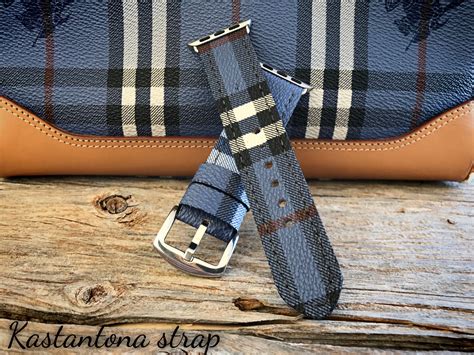 burberry plaid watch strap|Burberry watch straps only.